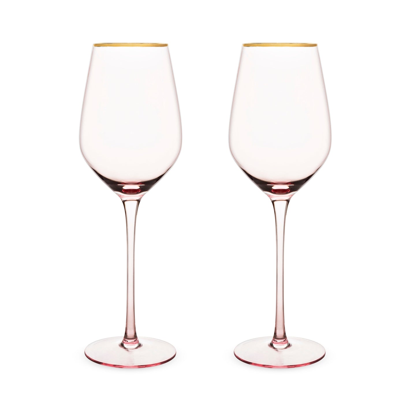 Twine Rose Crystal White Wine Glass