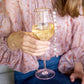 Twine Rose Crystal White Wine Glass