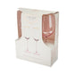 Twine Rose Crystal White Wine Glass