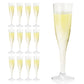 True Party Plastic Champagne Flutes Sets 12