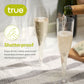 True Party Plastic Champagne Flutes Sets 12
