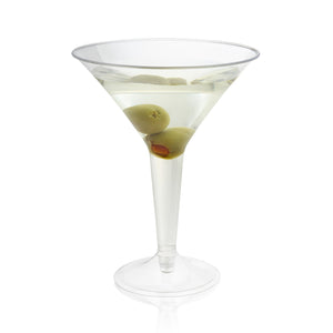 Plastic Martini Glasses 10pk