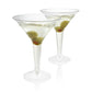 Plastic Martini Glasses 10pk