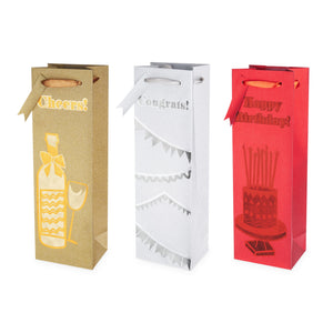 Assorted Merriment Wine Bag
