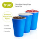 True Blue Party Cups 16oz