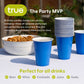 True Blue Party Cups 16oz