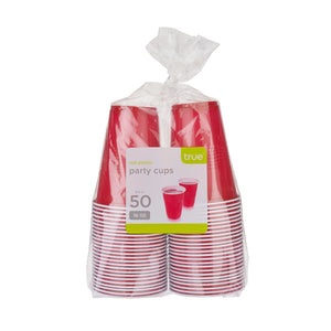 True Red Party Cups 16oz