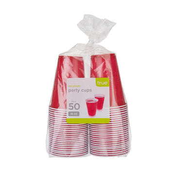 True Red Party Cups 16oz
