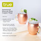 True Moscow Mule Hammered Copper Cocktail Mugs