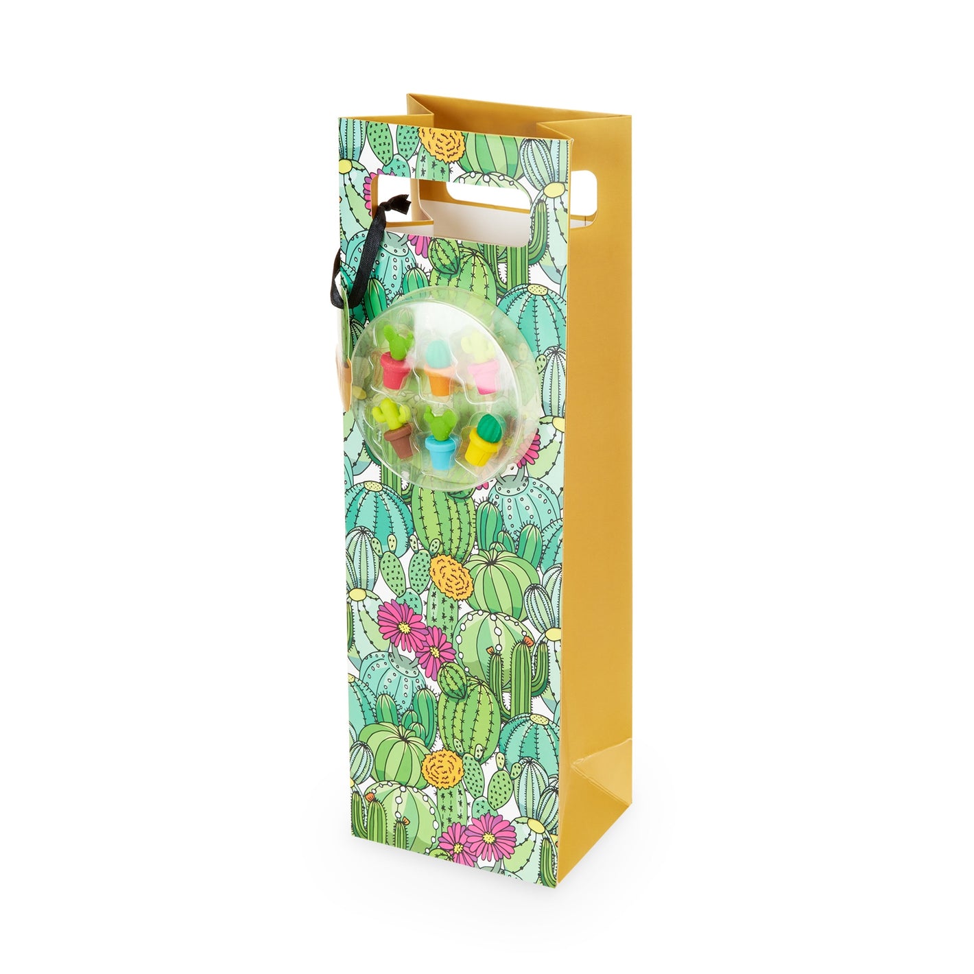 Cactus Bag With Wine Markers
