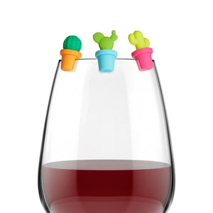 Cactus Bag With Wine Markers