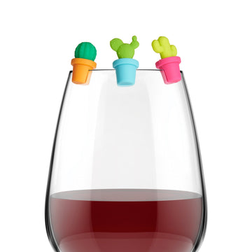 Cactus Bag With Wine Markers