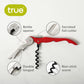 Truetap Double Hinged Corkscrew in Red
