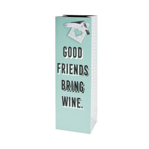 Good Friends Bring Wine Gift Bag