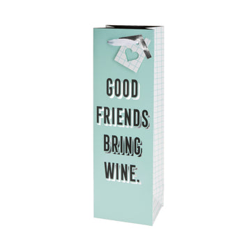 Good Friends Bring Wine Gift Bag