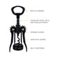 True Classic Winged Corkscrew Matte Black