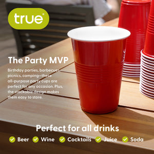 True Red Party Cups 16oz 100pk