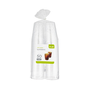 True Clear Plastic Tumblers 10oz 50pk