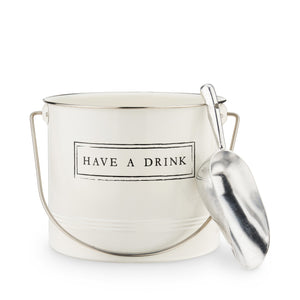 Twine Have a Drink Ice Bucket and Scoop