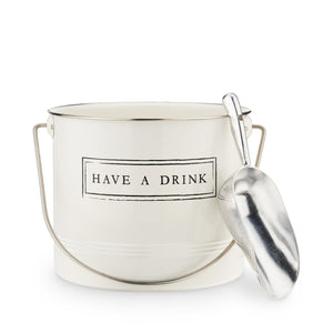 Twine Have a Drink Ice Bucket and Scoop