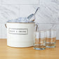 Twine Have a Drink Ice Bucket and Scoop