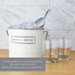 Twine Have a Drink Ice Bucket and Scoop