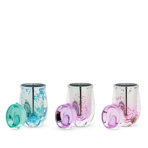 Mermaid Glitter Stemless Wine Tumbler by Blush