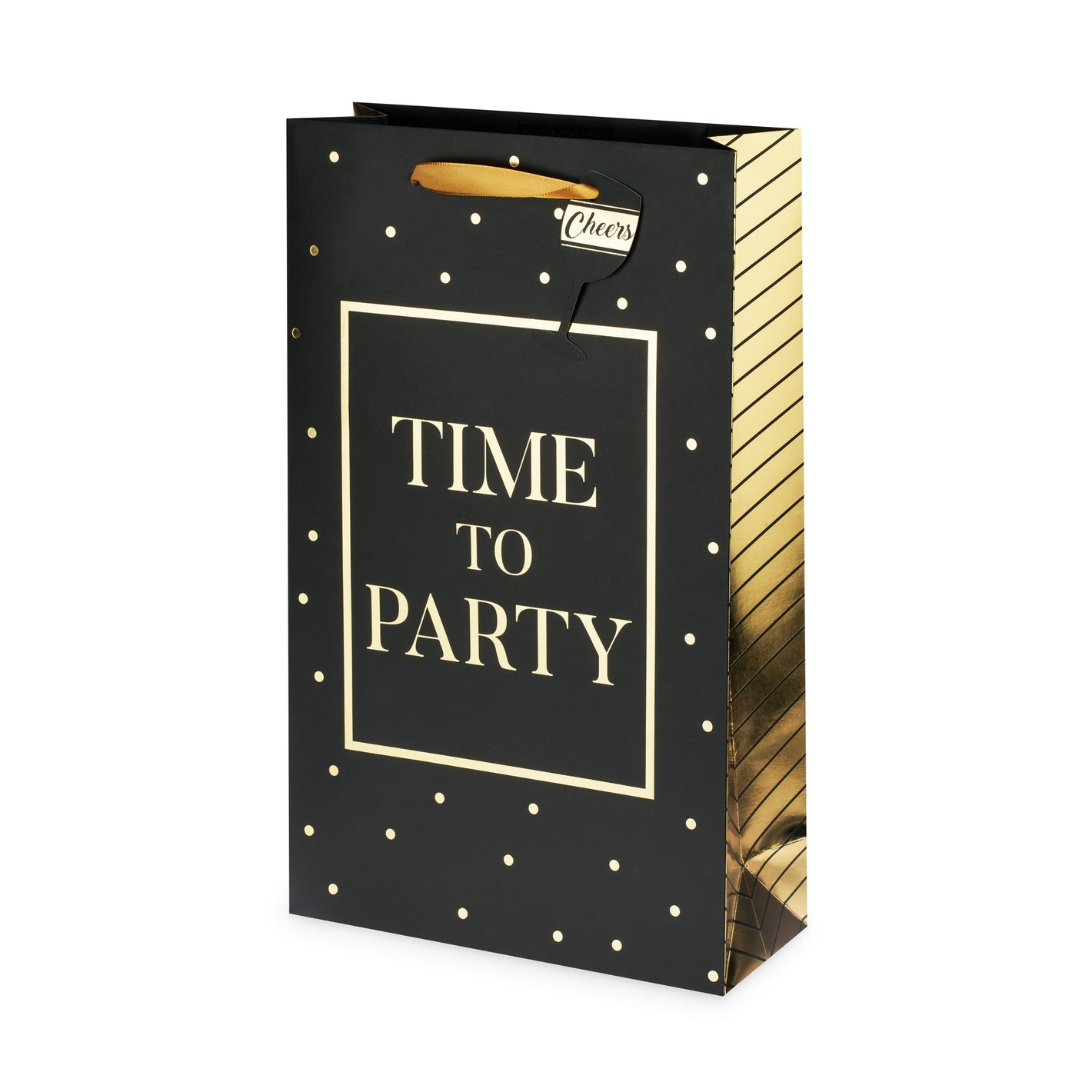 Time to Party Double Bottle Wine Bag