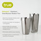 True 2 Piece Stainless Boston Shaker