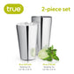 True 2 Piece Stainless Boston Shaker