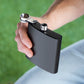 True 6oz Flask Matte Black