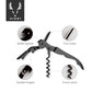 Viski Double Hinged Gunmetal Corkscrew