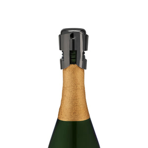 Viski Gunmetal Black Champagne Stopper