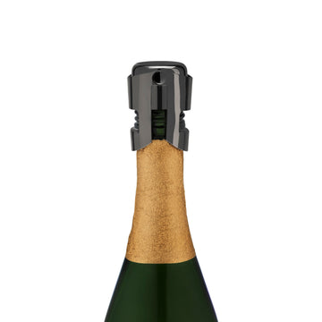 Viski Gunmetal Black Champagne Stopper