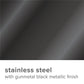 True Gunmetal Black Barware Set