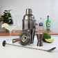 True Gunmetal Black Barware Set