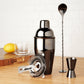 True Gunmetal Black Barware Set