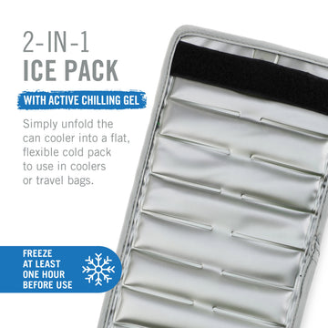 Insta-Chill Slim Can Sleeve in Gray by Host