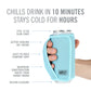 Insta-Chill Slim Can Sleeve in Ice by Host