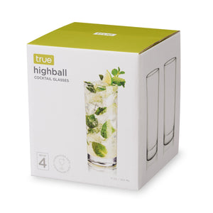 True Highball Cocktail Glasses