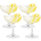 True Coupe Cocktal Glasses 4pk