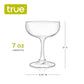 True Coupe Cocktal Glasses 4pk