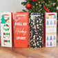 Merry and Bright Sng Bottle Wine Bag