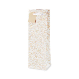 Lace Applique Liquor Bottle Bag