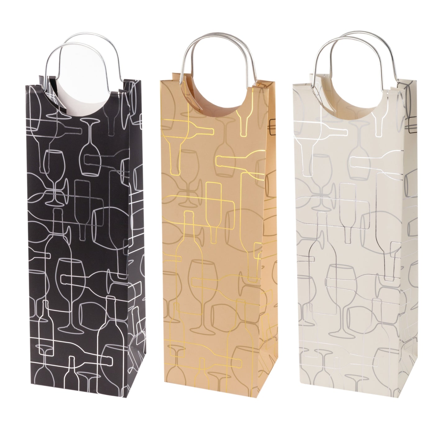 Assorted Silhouette Wine Bag