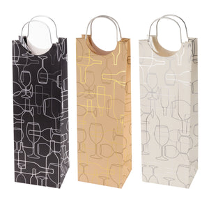Assorted Silhouette Wine Bag