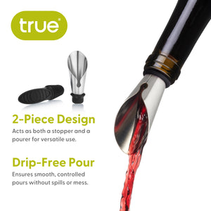 True Pourer Spout with Silicone Stopper