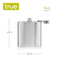 Trueflask 6oz Stainless Steel Flask