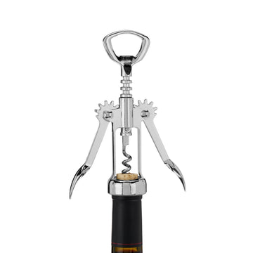 Winged Corkscrew Silver