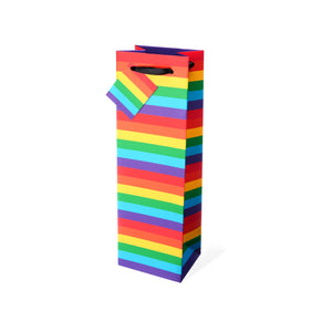Rainbow Single Bottle Gift Bag
